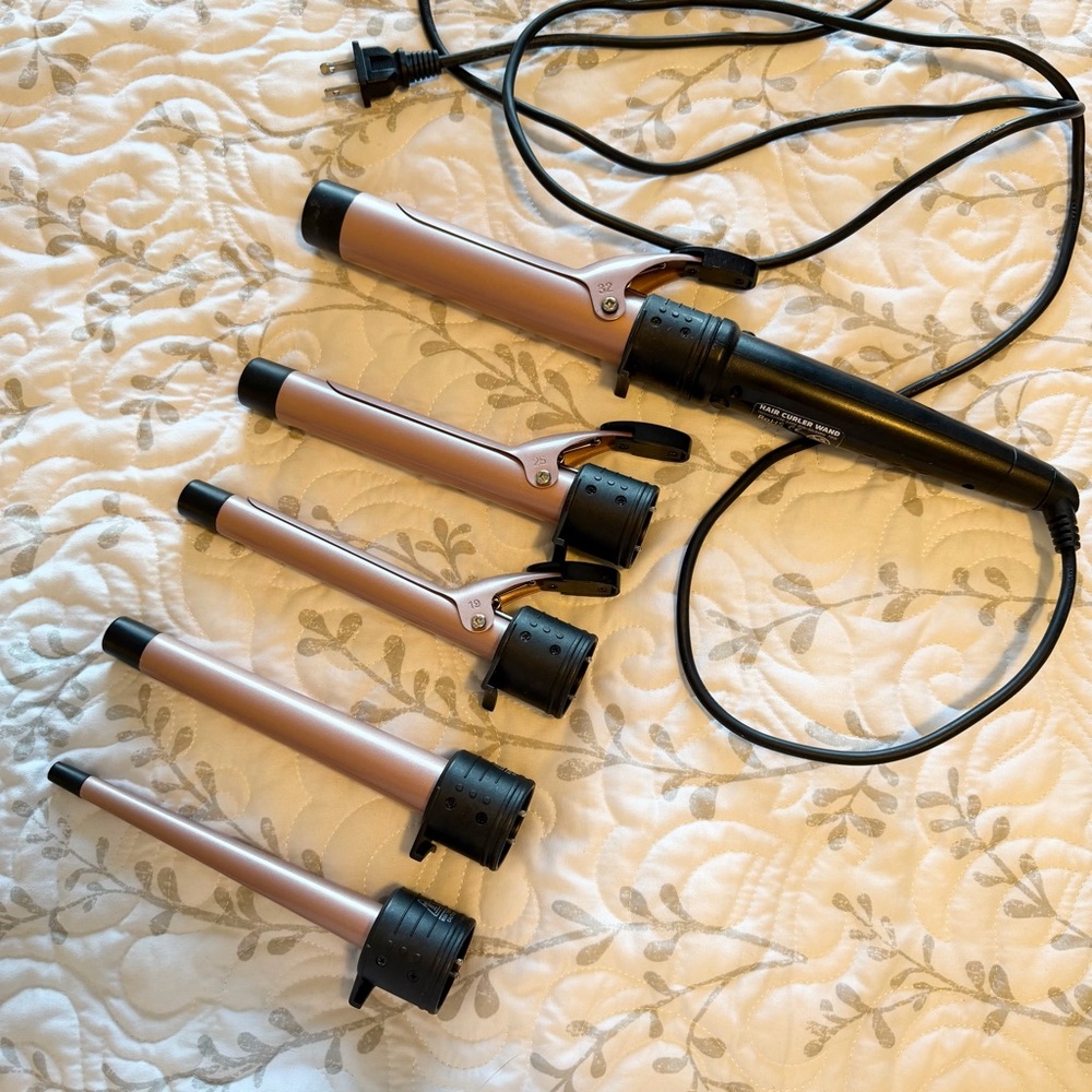 Interchangeable Curling Iron Set